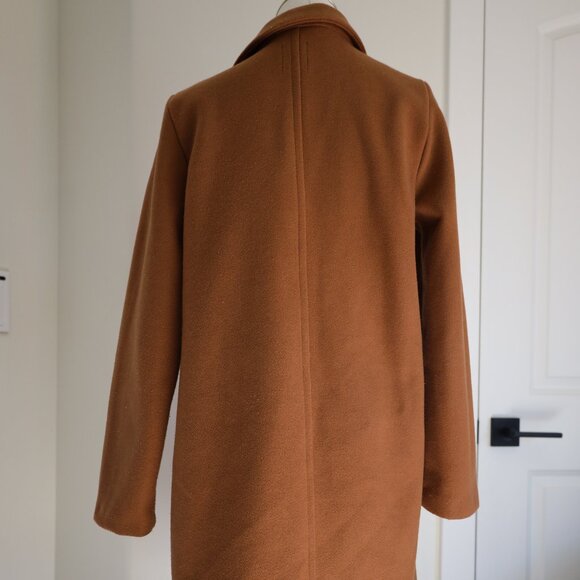 Zara Camel Minimalist Coat - Picture 6 of 10